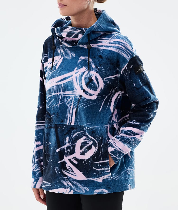 Cozy II W Fleece Hoodie Women Carvings Pink, Image 7 of 7