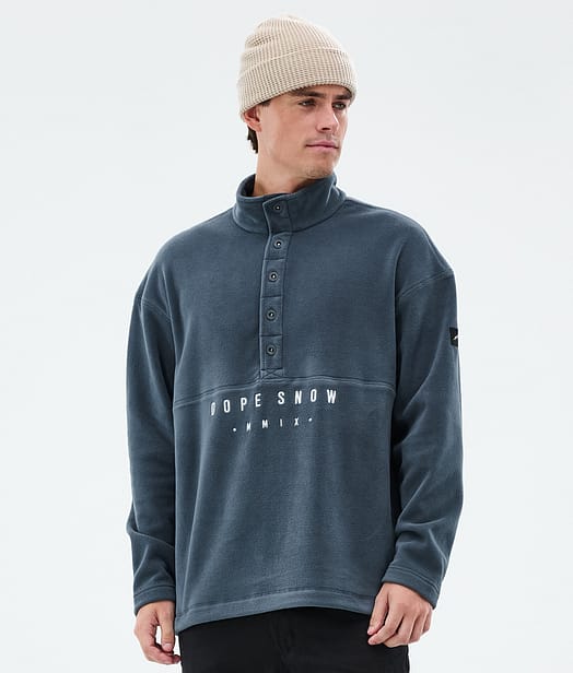 Comfy Sweat Polaire Homme Metal Blue