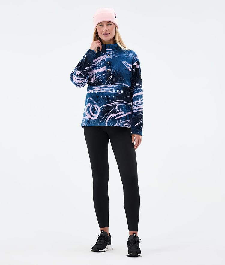 Comfy W Felpa Pile Donna Carvings Pink, Immagine 3 di 6