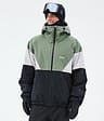 Spartan Snowboard Jacket Men Moss Green/Light Grey/Black