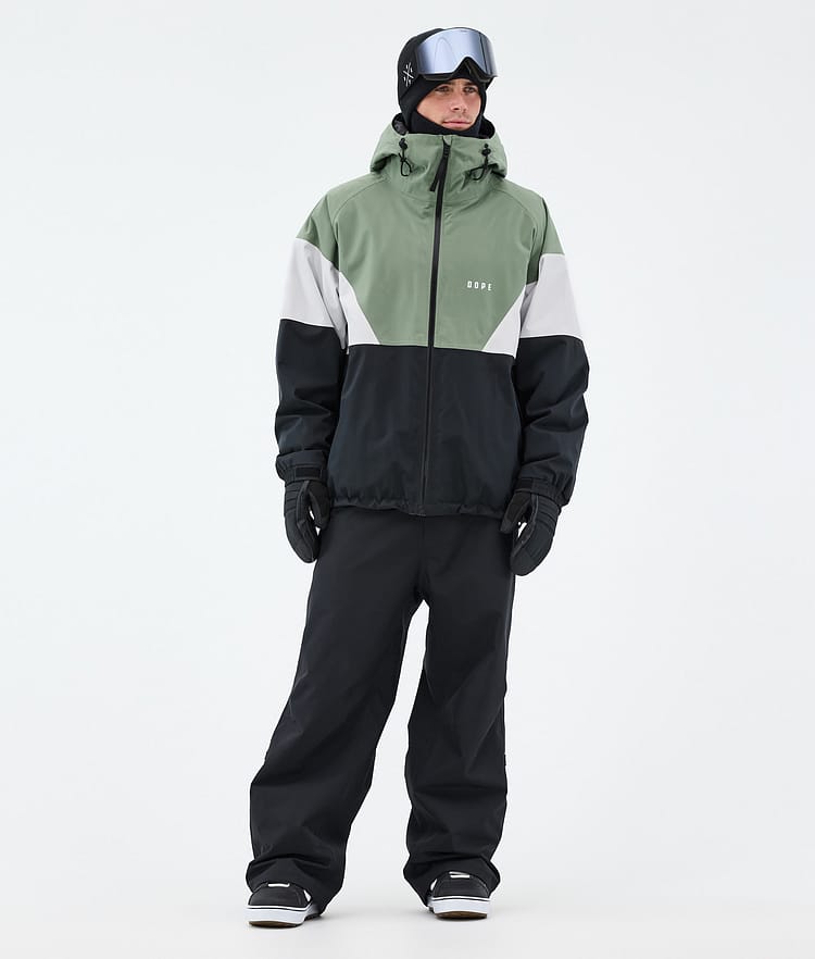 Spartan Snowboard Jacket Men Sport Moss Green/Light Grey/Black, Image 2 of 8