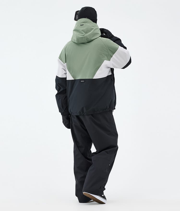 Spartan Snowboard Jacket Men Sport Moss Green/Light Grey/Black, Image 4 of 8