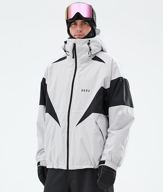 Spartan Snowboard Jacket Men Spike Light Grey/Black