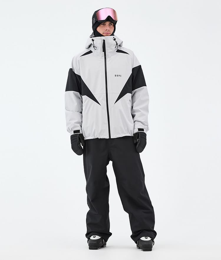 Spartan Ski Jacket Men Spike Light Grey/Black, Image 2 of 8