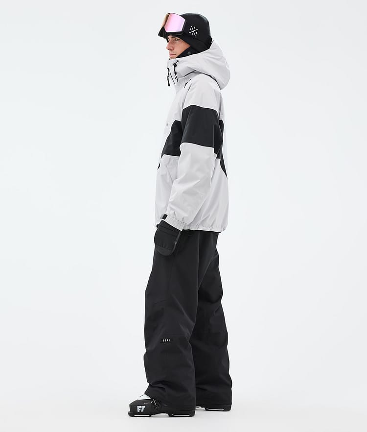 Spartan Ski Jacket Men Spike Light Grey/Black, Image 3 of 8