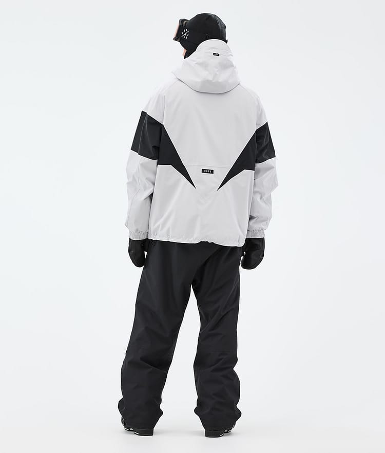 Spartan Ski Jacket Men Spike Light Grey/Black, Image 4 of 8