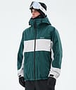 Spartan Chaqueta Snowboard Hombre Stripe Bottle Green/Light Grey