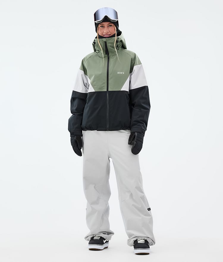 Spartan W Snowboard Jacket Women Sport Moss Green/Light Grey/Black, Image 2 of 8