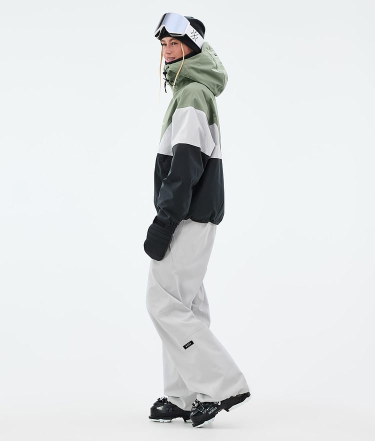Spartan W Manteau Ski Femme Sport Moss Green/Light Grey/Black, Image 3 sur 8