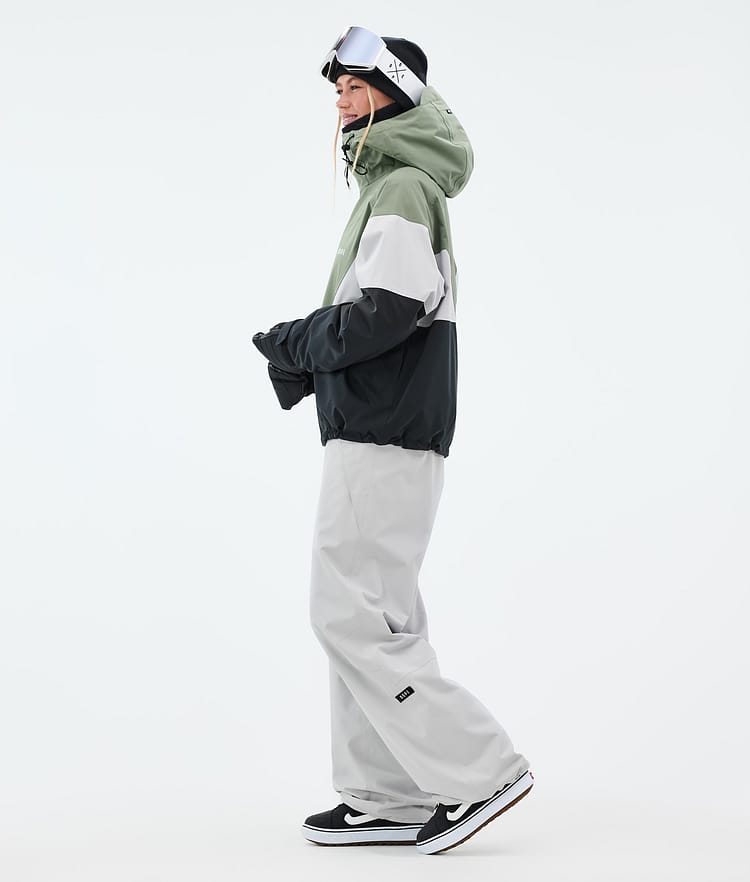 Spartan W Snowboard Jacket Women Sport Moss Green/Light Grey/Black, Image 3 of 8