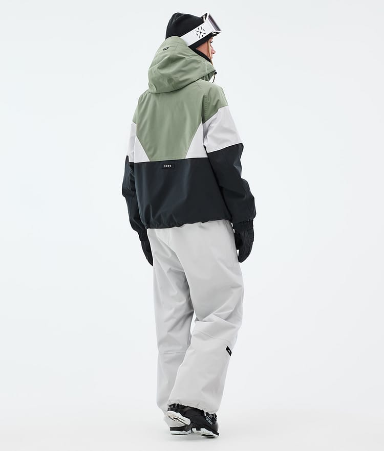 Spartan W Manteau Ski Femme Sport Moss Green/Light Grey/Black, Image 4 sur 8
