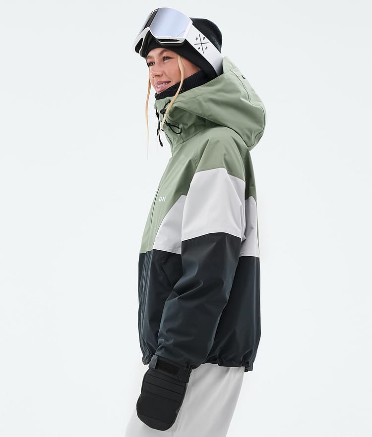 Spartan W Manteau Ski Femme Sport Moss Green/Light Grey/Black, Image 5 sur 8