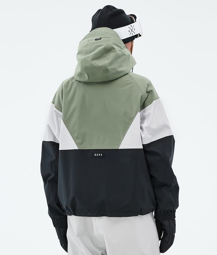 Spartan W Manteau Ski Femme Sport Moss Green/Light Grey/Black, Image 6 sur 8
