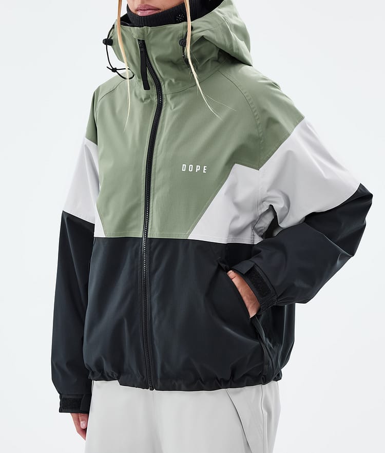 Spartan W Manteau Ski Femme Sport Moss Green/Light Grey/Black, Image 7 sur 8