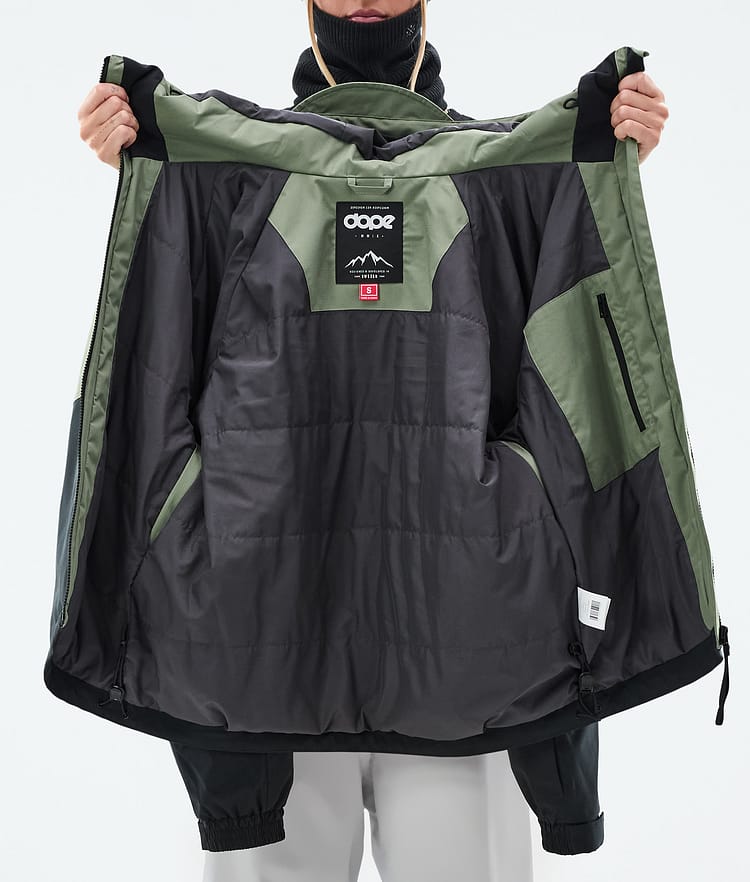 Spartan W Manteau Ski Femme Sport Moss Green/Light Grey/Black, Image 8 sur 8