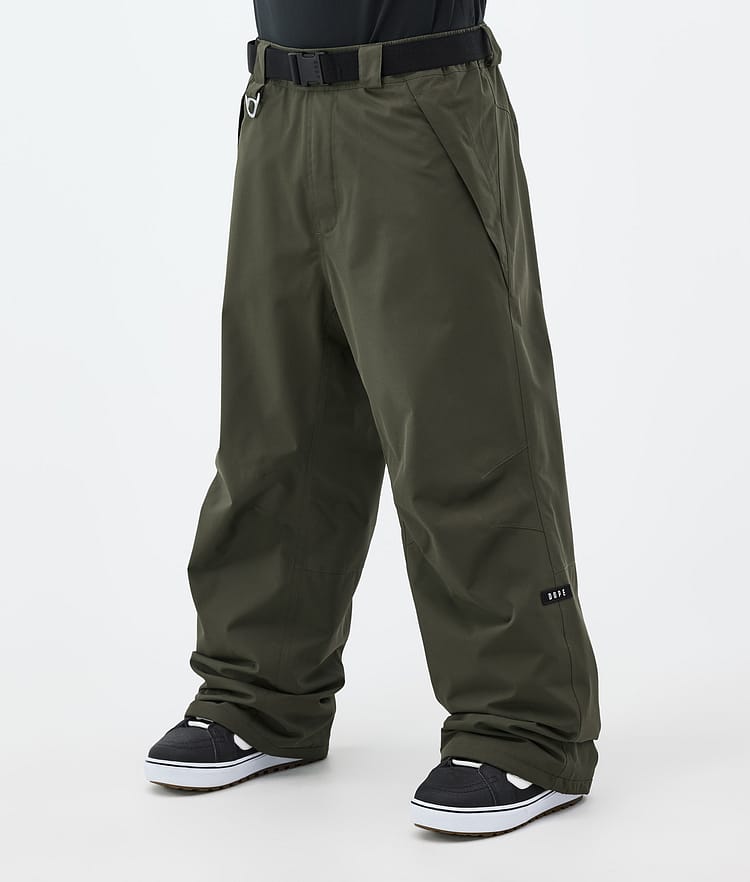Big Snowboard Pants Men Olive Green, Image 1 of 5