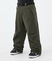 Dope Big 25 Kalhoty na Snowboard Pánské Olive Green