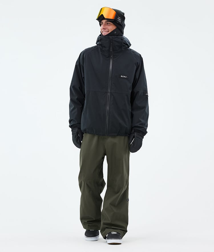 Big Snowboard Pants Men Olive Green, Image 2 of 5