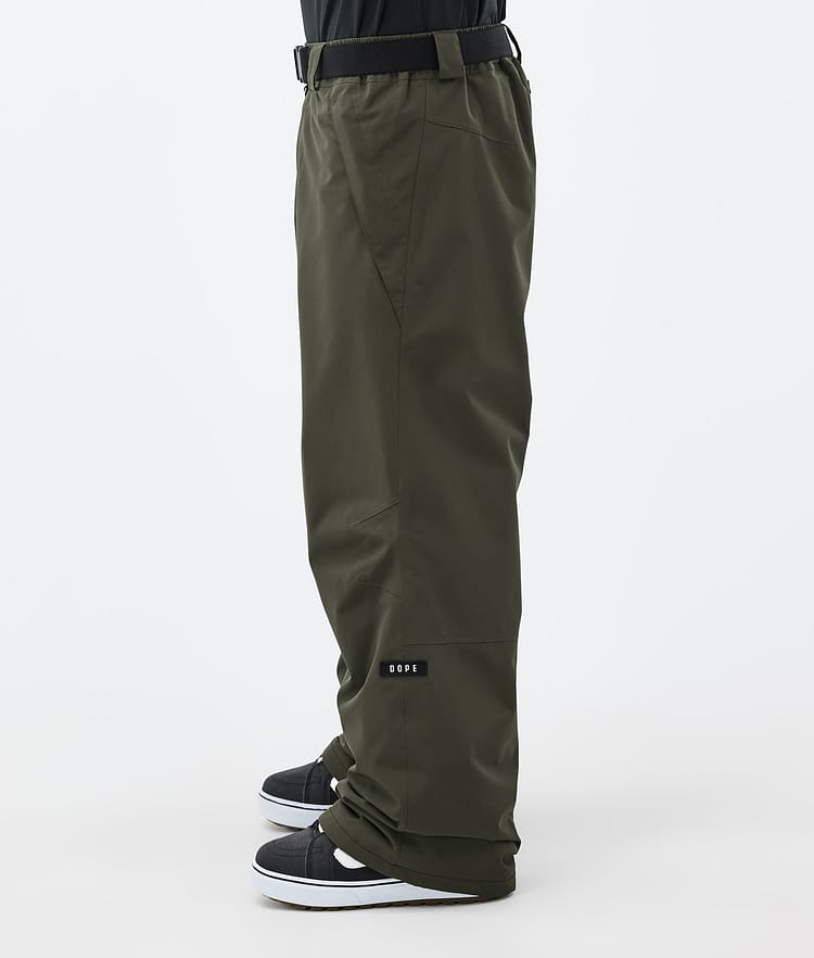 Big Snowboard Pants Men Olive Green, Image 3 of 5