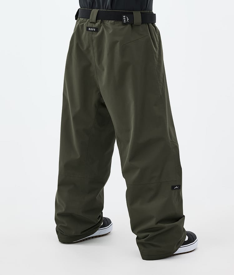 Big Snowboard Pants Men Olive Green, Image 4 of 5