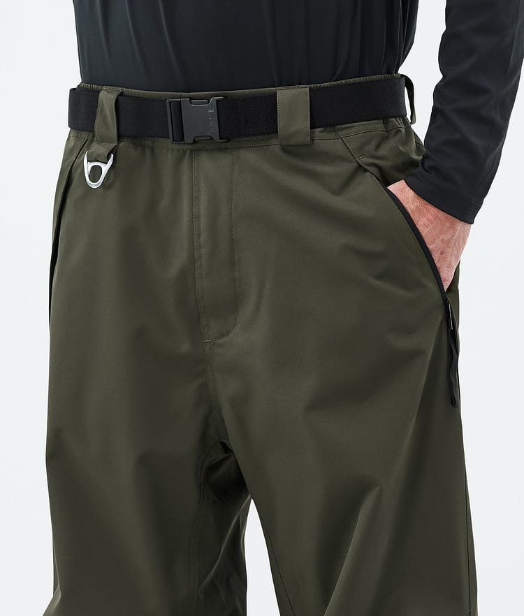 Big Snowboard Pants Men Olive Green, Image 5 of 5