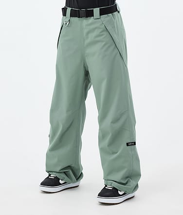 Big W Snowboard Broek Dames Faded Green