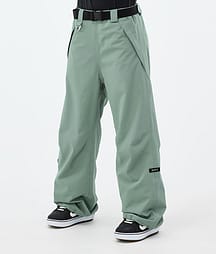 Dope Big W 25 Pantalon de Snowboard Femme Faded Green