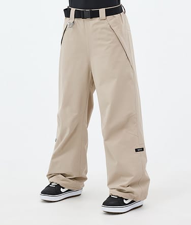 Big W Snowboard Broek Dames Sand