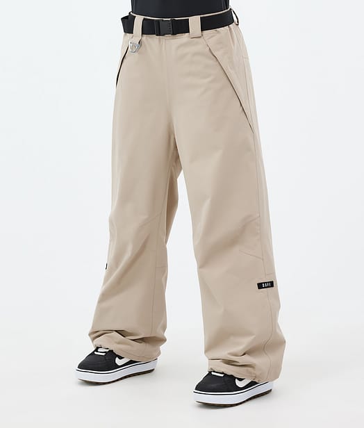 Big W Pantalon de Snowboard Femme Sand