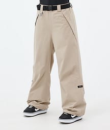Dope Big W 25 Snowboard Pants Women Sand