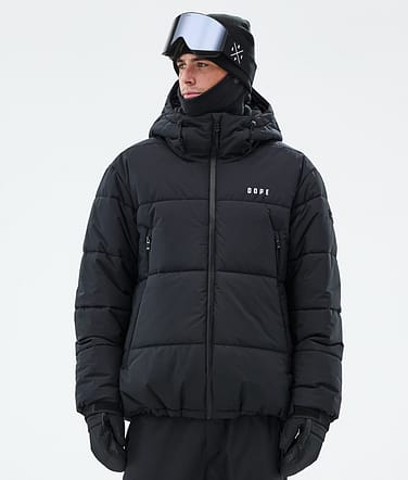 Puffer Giacca Snowboard Uomo Black