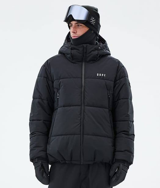 Puffer Ski jas Heren Black
