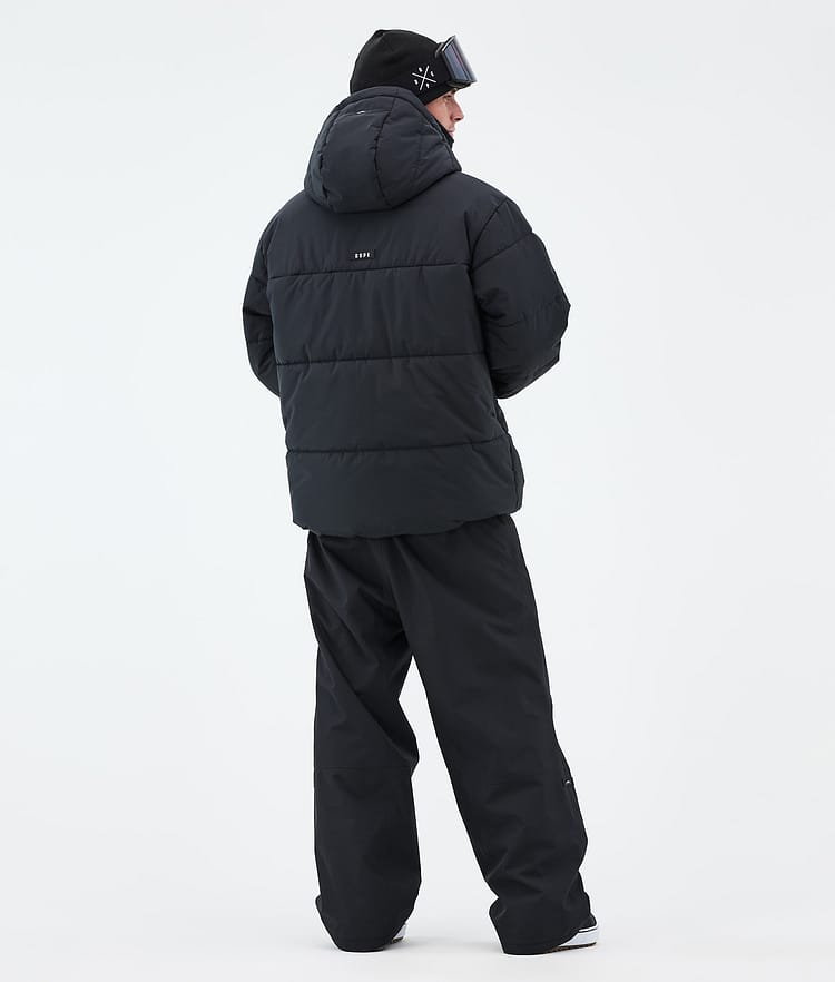 Puffer Giacca Snowboard Uomo Black, Immagine 5 di 9