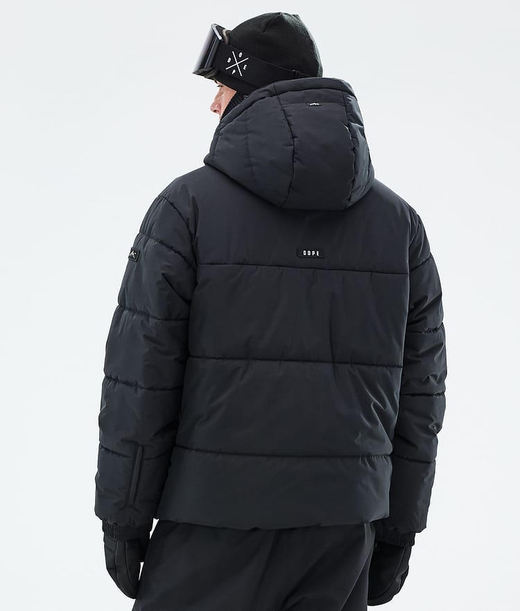 Puffer Ski Jacket Men Black, Image 7 of 9