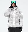 Puffer Full Zip Snowboardjacke Herren Grey Camo