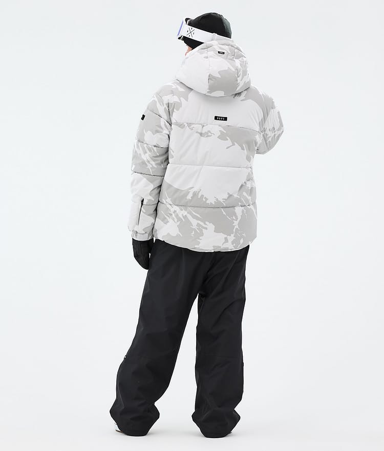 Puffer Veste Snowboard Homme Grey Camo, Image 5 sur 9
