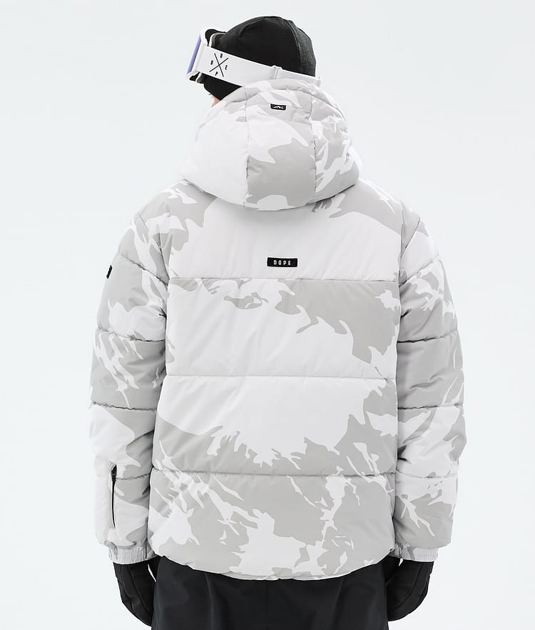Puffer Veste Snowboard Homme Grey Camo, Image 7 sur 9