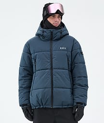 Dope Puffer Full Zip Ski jas Heren Metal Blue