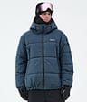 Puffer Full Zip Snowboard jas Heren Metal Blue