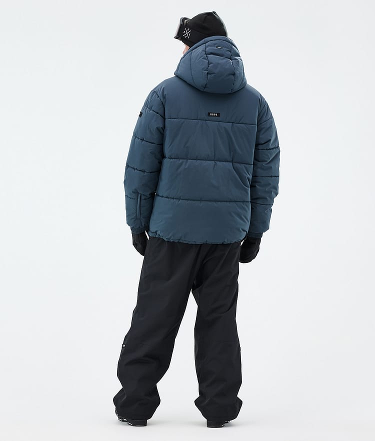 Puffer Ski Jacket Men Metal Blue, Image 5 of 9