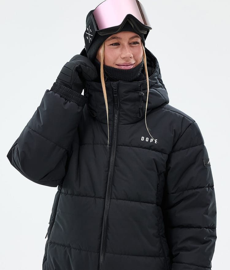 Puffer W Snowboard Jacket Women Black, Image 2 of 9