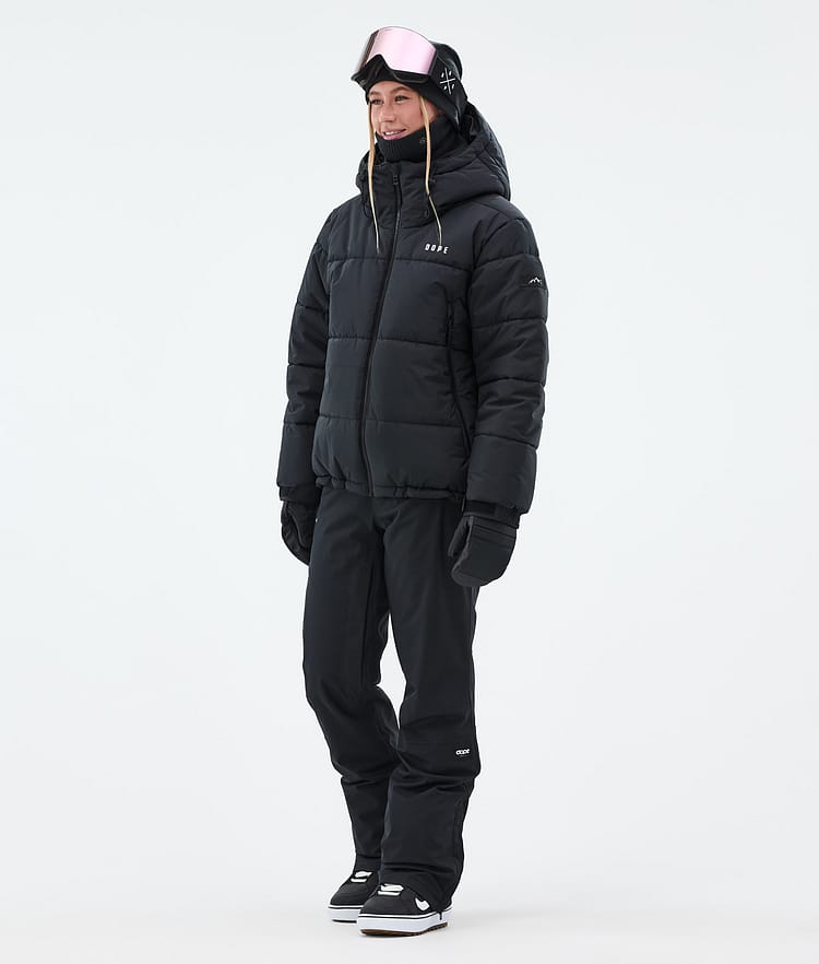 Puffer W Snowboard Jacket Women Black, Image 3 of 9