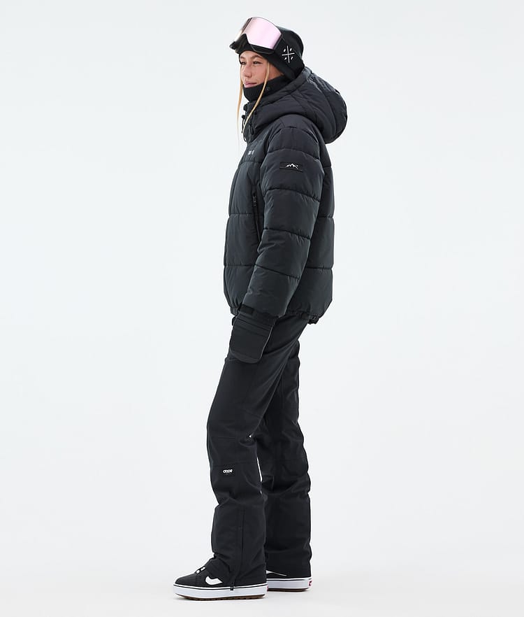 Puffer W Snowboard Jacket Women Black, Image 4 of 9