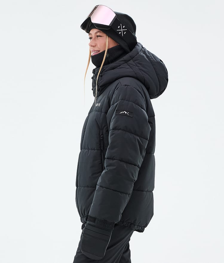 Puffer W Snowboard Jacket Women Black, Image 6 of 9