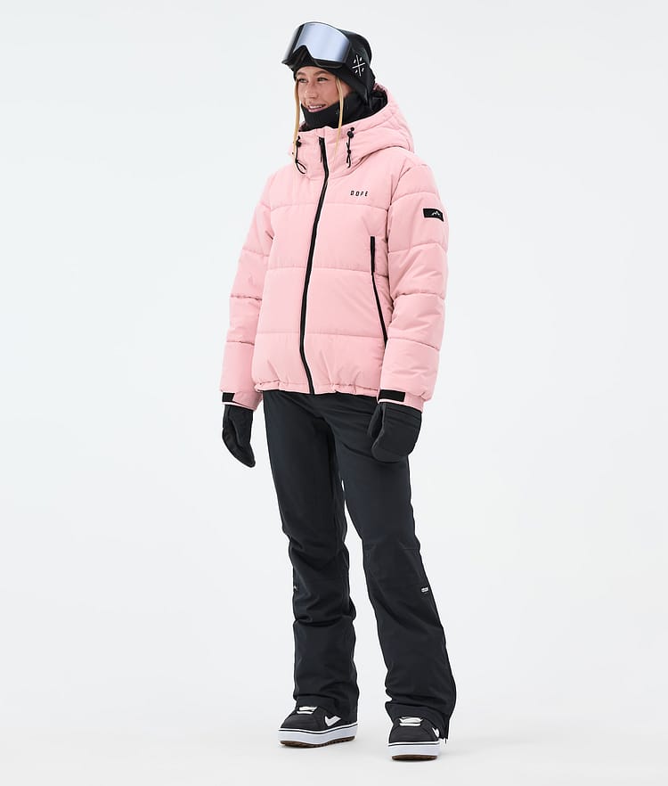 Puffer W Snowboard Jacket Women Soft Pink, Image 3 of 9