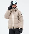 Puffer W 25 Full Zip Giacca Snowboard Donna Sand