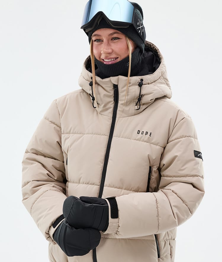 Puffer W Snowboard Jacket Women Sand, Image 2 of 9