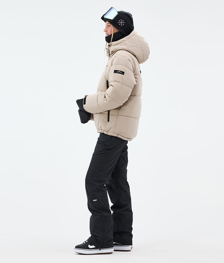 Puffer W Snowboard Jacket Women Sand, Image 4 of 9