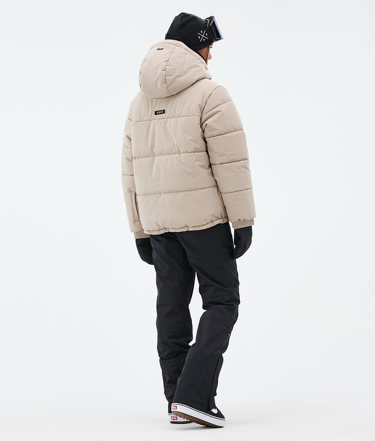 Puffer W Snowboard Jacket Women Sand, Image 5 of 9
