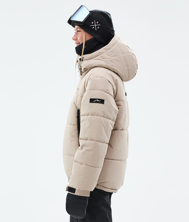 Puffer W Snowboard Jacket Women Sand, Image 6 of 9